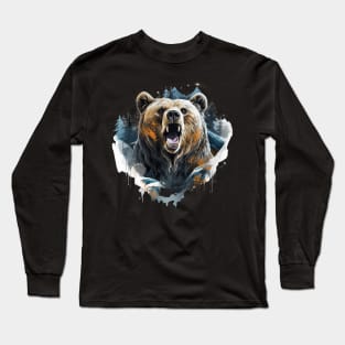 Roaring bear Long Sleeve T-Shirt